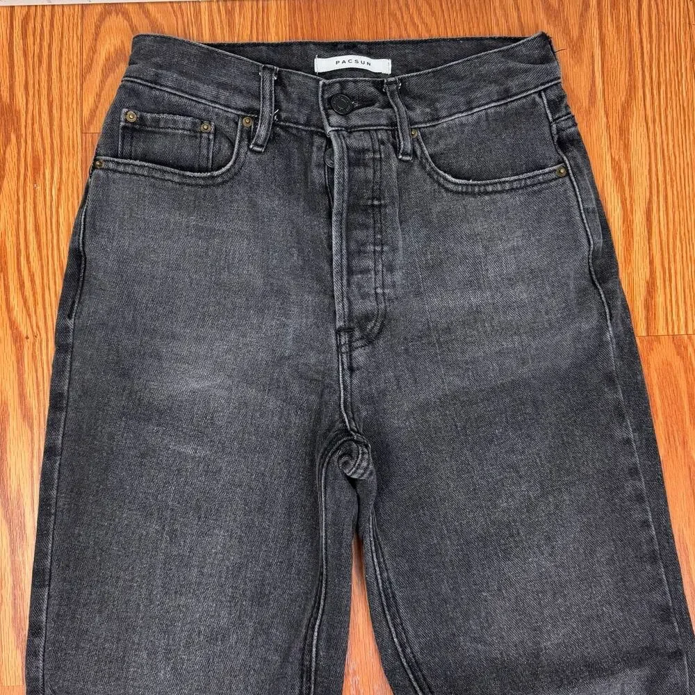 PacSun Ultra High Rise Slim Black Jeans Womens Sz 24